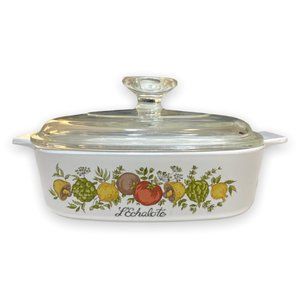 L'Echalote Corningware Spice Of Life Casserole Dish With Lid